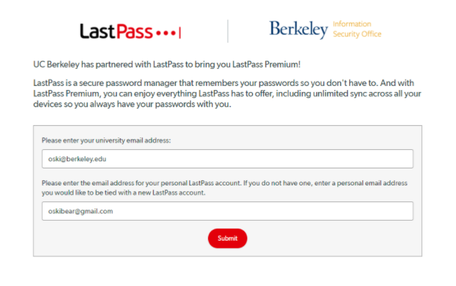 lastpass business and personal