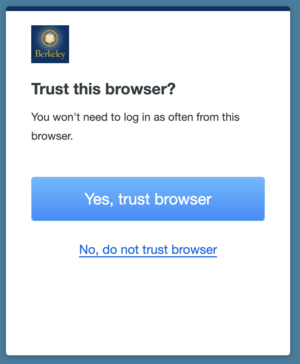 Trust Browser Duo Prompt