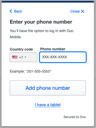 Add Phone Number Add Phone Number