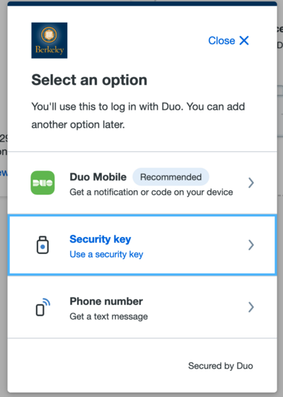 WebAuthn FIDO2 Security CalNet Identity And Access Management